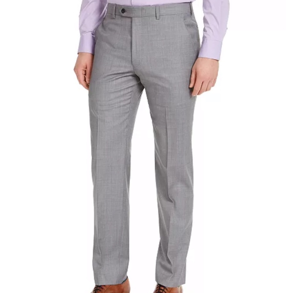 Michael Kors Men’s Airsoft Stretch Suit Pants Grey
